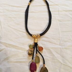 Vita New York Multi-Stone 22K Gold plated Necklace